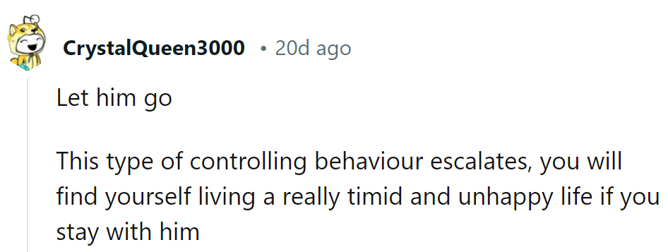 Time to bid him farewell, OP!