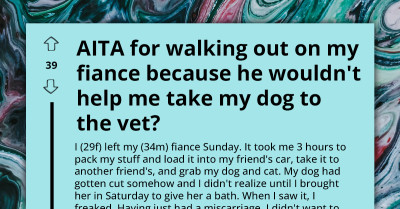 Redditor Left Her Fiancé Via Note Because She Can't Take Care Of Him - When She's The One Who Needs The Care