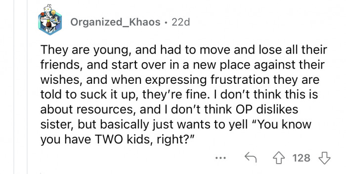 This issue is not about resources but rather the blatant neglect.