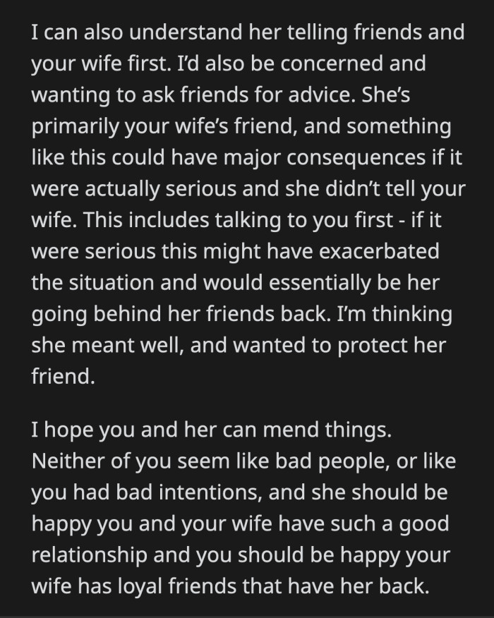 K acted as if their speculation was a fact.