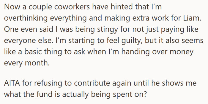 Instead of answers, she got guilt trips and whispers that she was the one making things difficult.