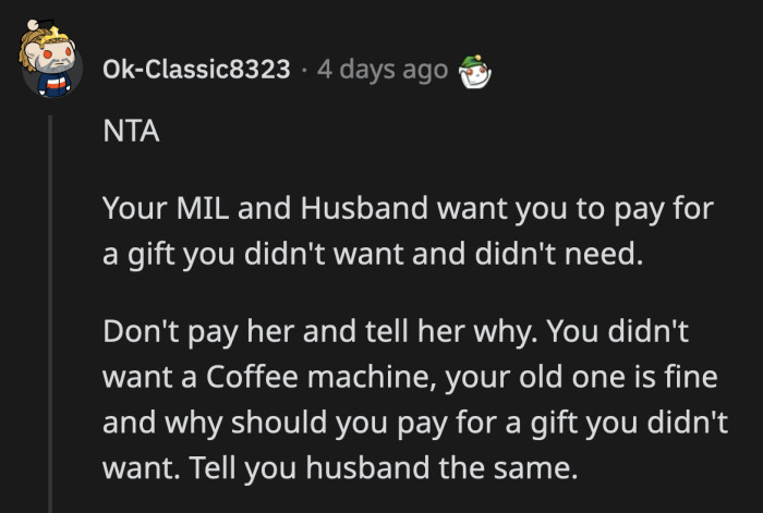 This is the caffeinated hill worth dying on, OP.