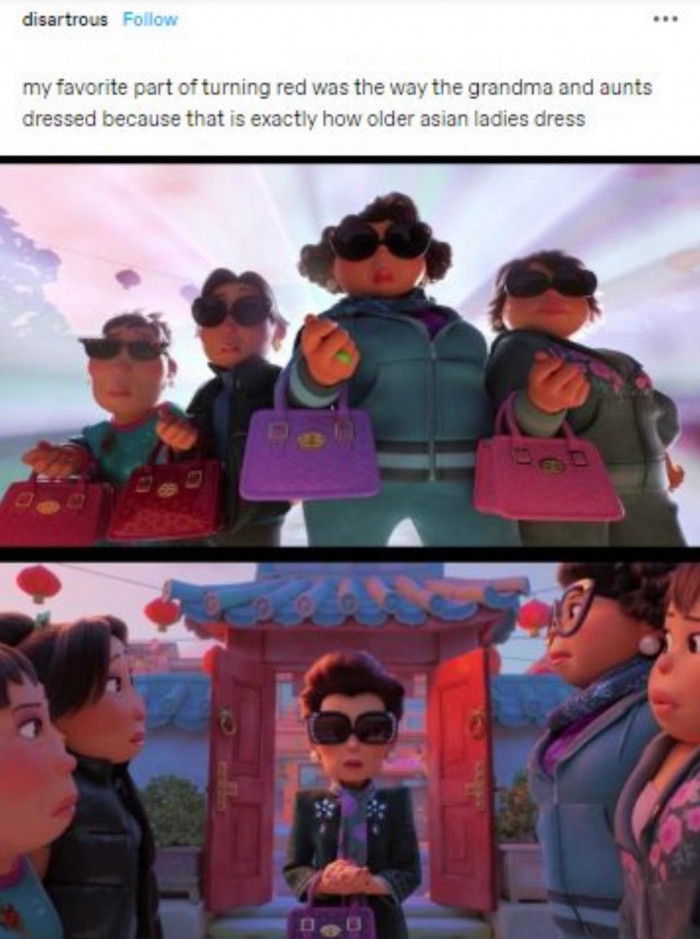 14) The way grandma and aunts dressed up is how Asian ladies dress