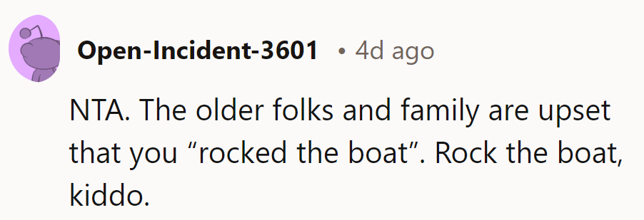 If they're upset about rocking the boat, maybe it's time for a yacht party!