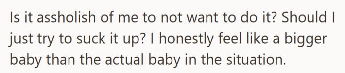 She loves her niece, but she can’t shake the guilt — or the feeling that she’s failing some invisible test.
