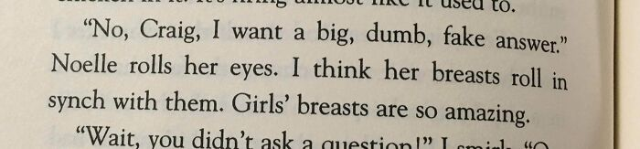 9. What's with the obsession?