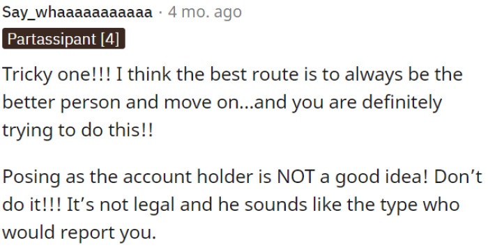 It's illegal and risky.