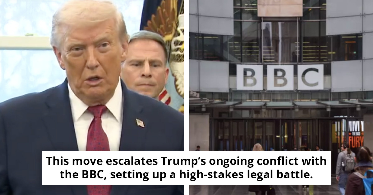 Donald Trump Sues BBC for $10 Billion Over Alleged Speech Edit, Unveils Bold Assertion