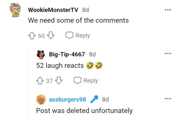 This Redditor wants to know how the original comments section is like