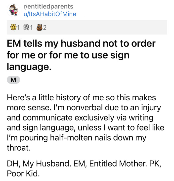 Here's the original post by Reddit user u/ItsAHabitOfMine