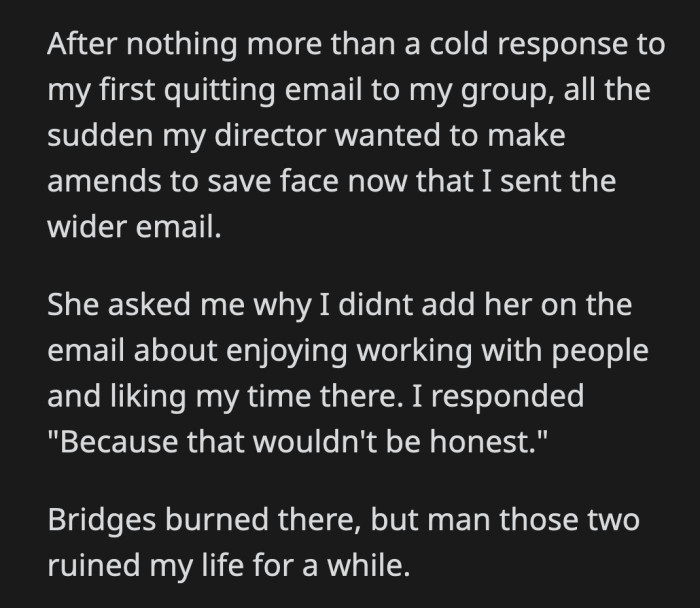 Fake cordiality is unnecessary.