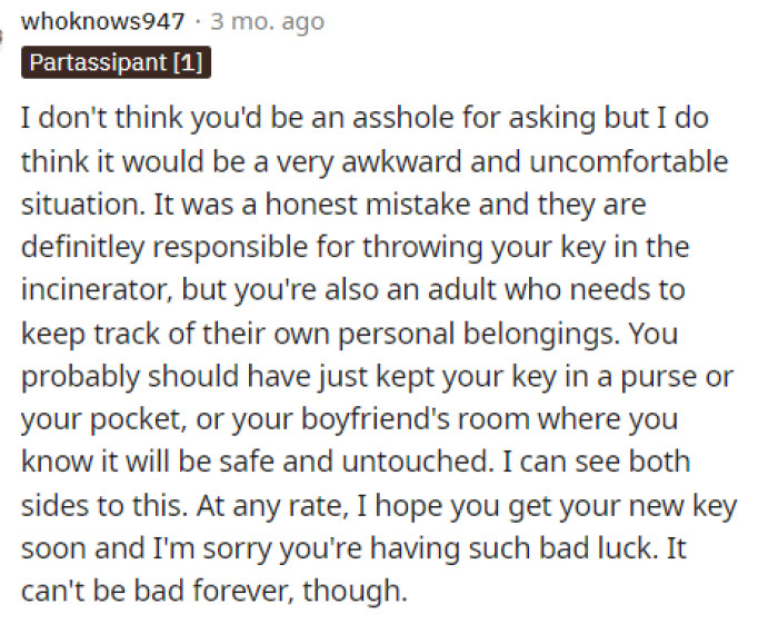 This person right off the bat articulated it perfectly and explained to OP their perspective on her bringing up the payment.