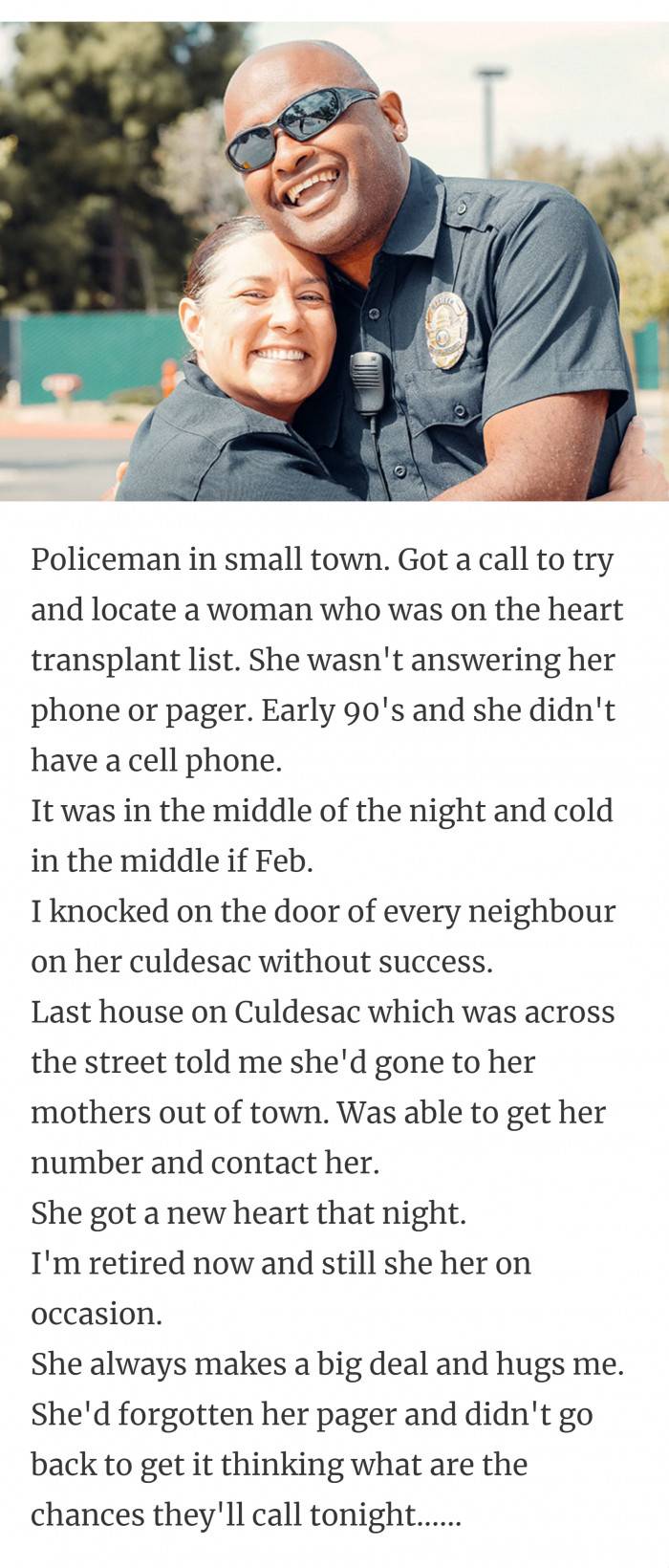 31. Call in the midst of need.