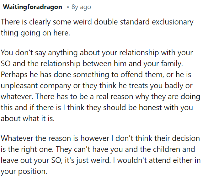 There seems to be an unfair exclusion happening; transparency about their reasons is important.