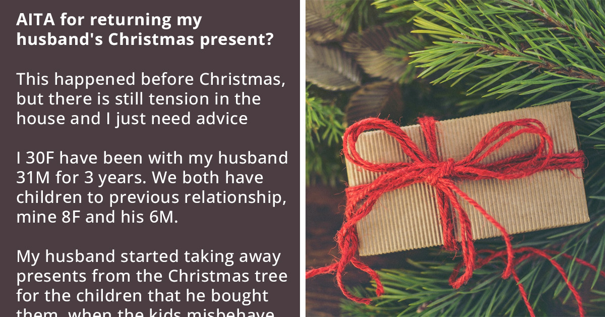 Redditor's Husband Returns The Gift She Bought For Her Daughter For Christmas, So She Returns His
