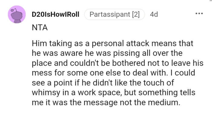 Something tells this Redditor that it's the message and not the medium