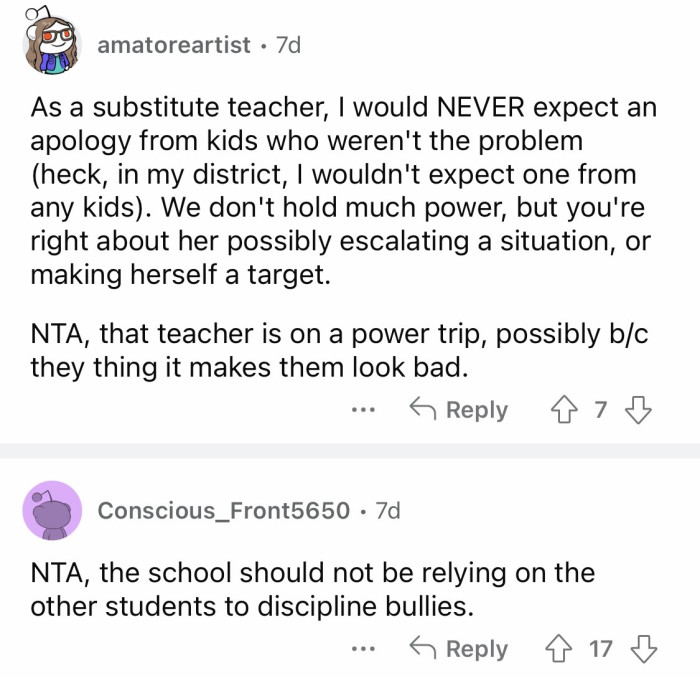 #2 What's the purpose of having a substitute teacher?