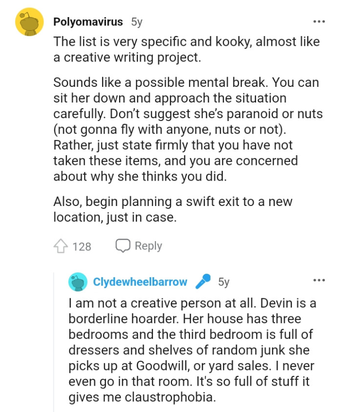 And the comments from other redditors roll in...