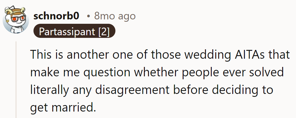 Wedding AITAs: Making us wonder if marriage is just an elaborate conflict resolution course!