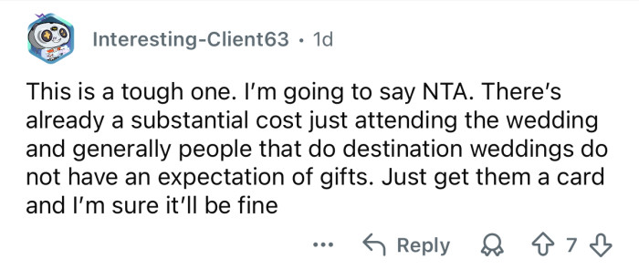 Just send them a card and be done with it.