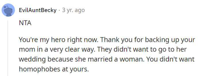 Bye, bye, homophobes!