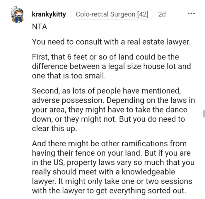 They Might Have to Take the Fence Down, or They Might Not