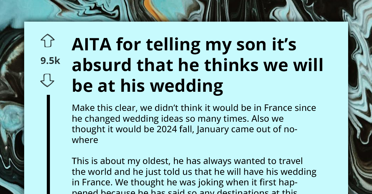 Huge Argument Breaks Out When Dad Tells Son That Family Can't Make It To His Destination Wedding