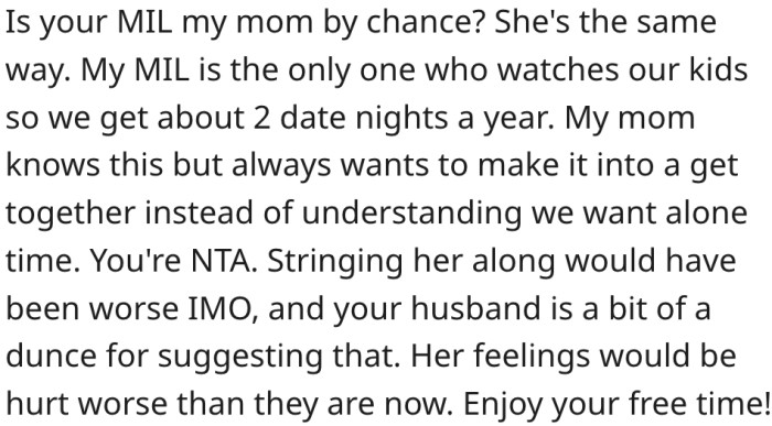 15. It would have been more hurtful if she had given her false hope.