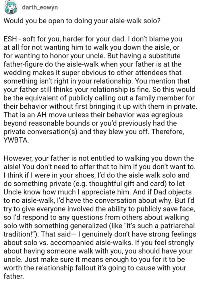 Personally, I think everything they've laid out is the best advice OP received