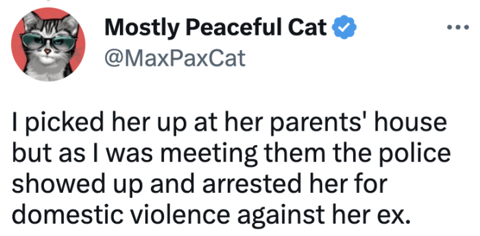 12. The police arrived first