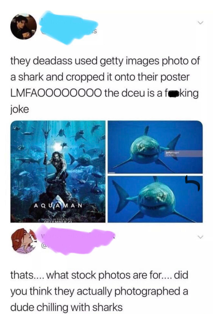 There’s a reason why they are called “stock photos.” But could DC have done better?