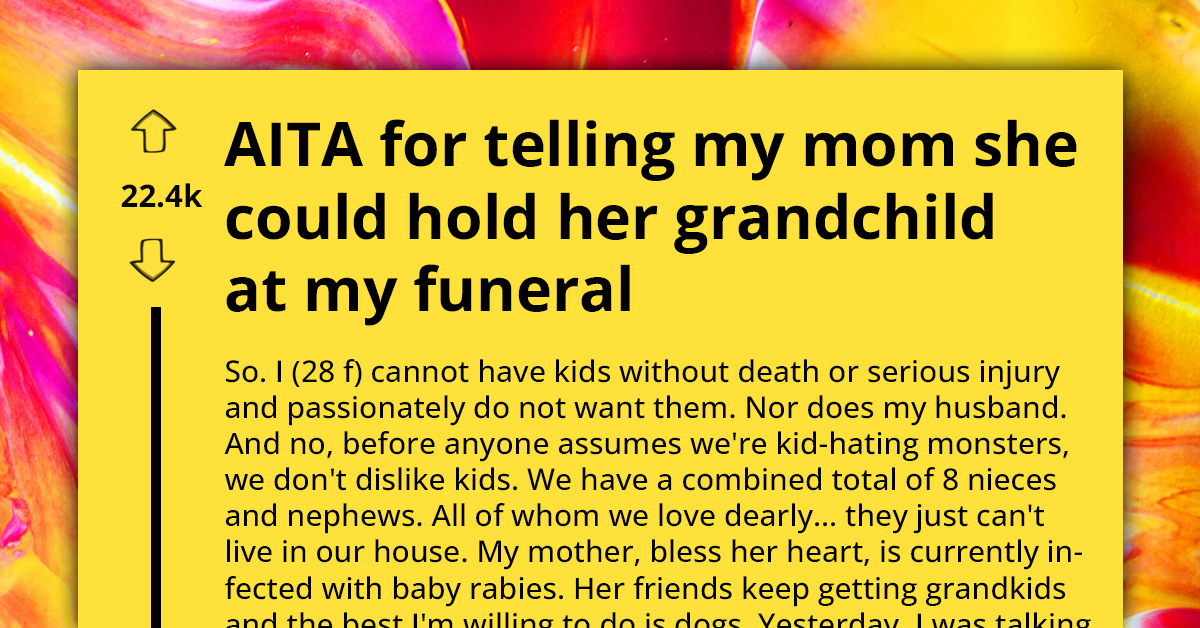 This Dark Humor Queen Shuts Down Her Mother’s Grandchild Request In The Most Unexpected Way