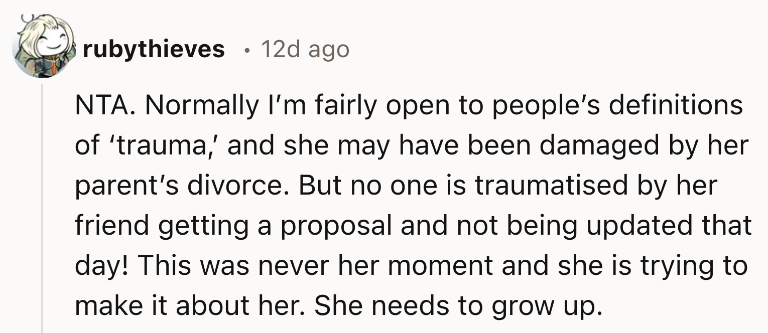 It's time for Laura to grow up