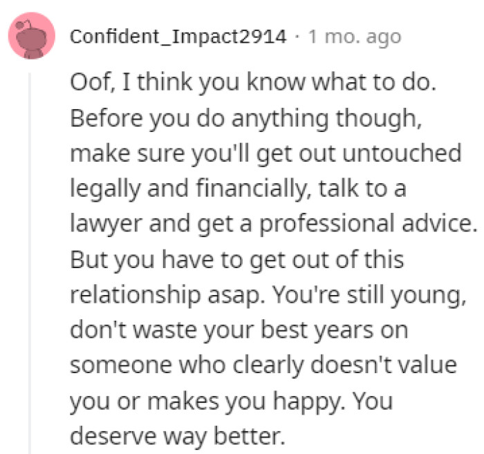 Wasting her best years