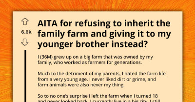 City Guy’s Desire To Give Inherited Farmland To His Brother Sparks Conflict With Wife