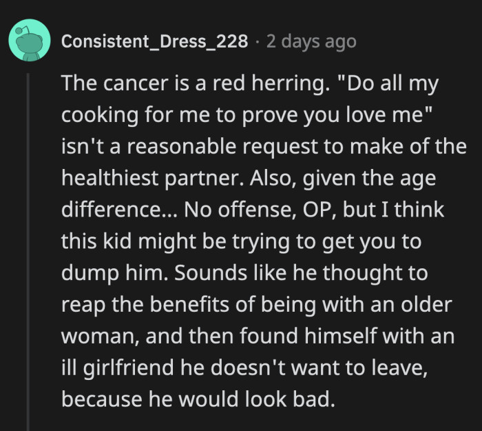 Could the age difference play a part in their discordant relationship?