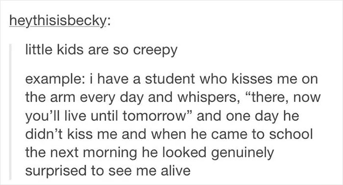16. This little guy's assassination attempt failed.