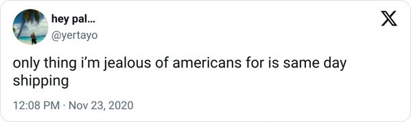 34. Same-day shipping