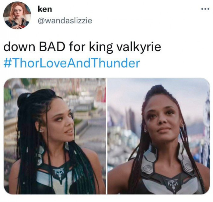 16. We're all down bad for her