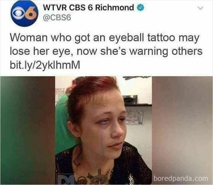 "WCGW If I Get An Eyeball Tattoo?"