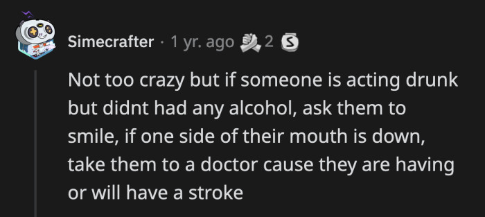 5. Google and remember the acronym BE FAST