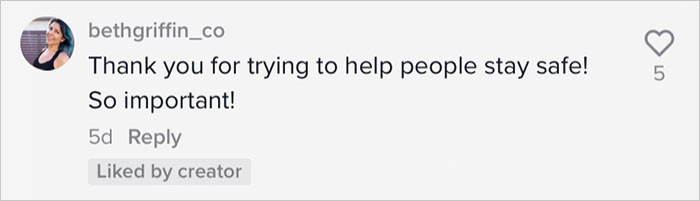 Indeed, we appreciate that people are sharing such vital information for our safety.