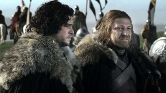 11. 'Game of Thrones' gives us this father-son duo, Ned Stark and Jon Snow