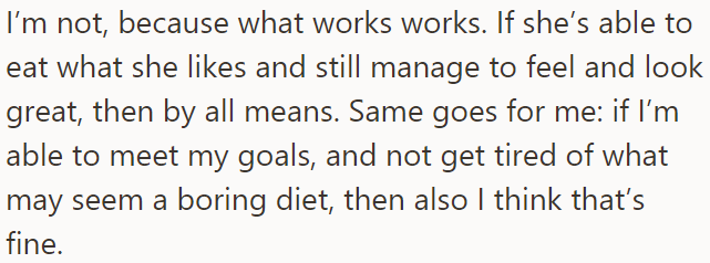 The OP disagrees with his girlfriend's perspective: