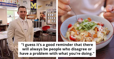 Teacher Goes Viral For Revealing Why He Always Eats Lunch With His Students In The Cafeteria