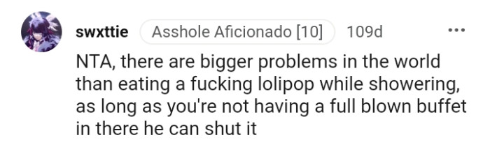 You're not having a full-blown buffet in there