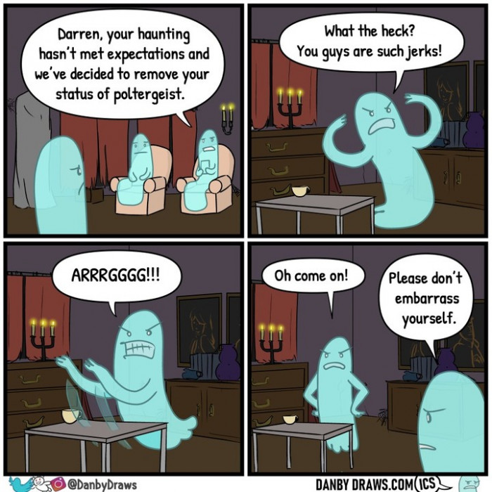 7. He is trying his best, but it's just not working out for him.