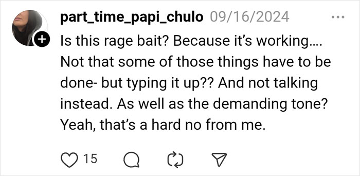 The internet’s reaction was explosive, with some calling it “rage bait,” while others saw it as a disturbing glimpse into controlling relationship dynamics.