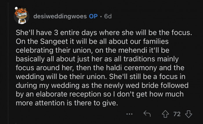 Sara would be getting tons of attention, but she wants more.