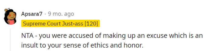 Accusing them of making excuses was like trying to serve sushi with a side of sour grapes.
